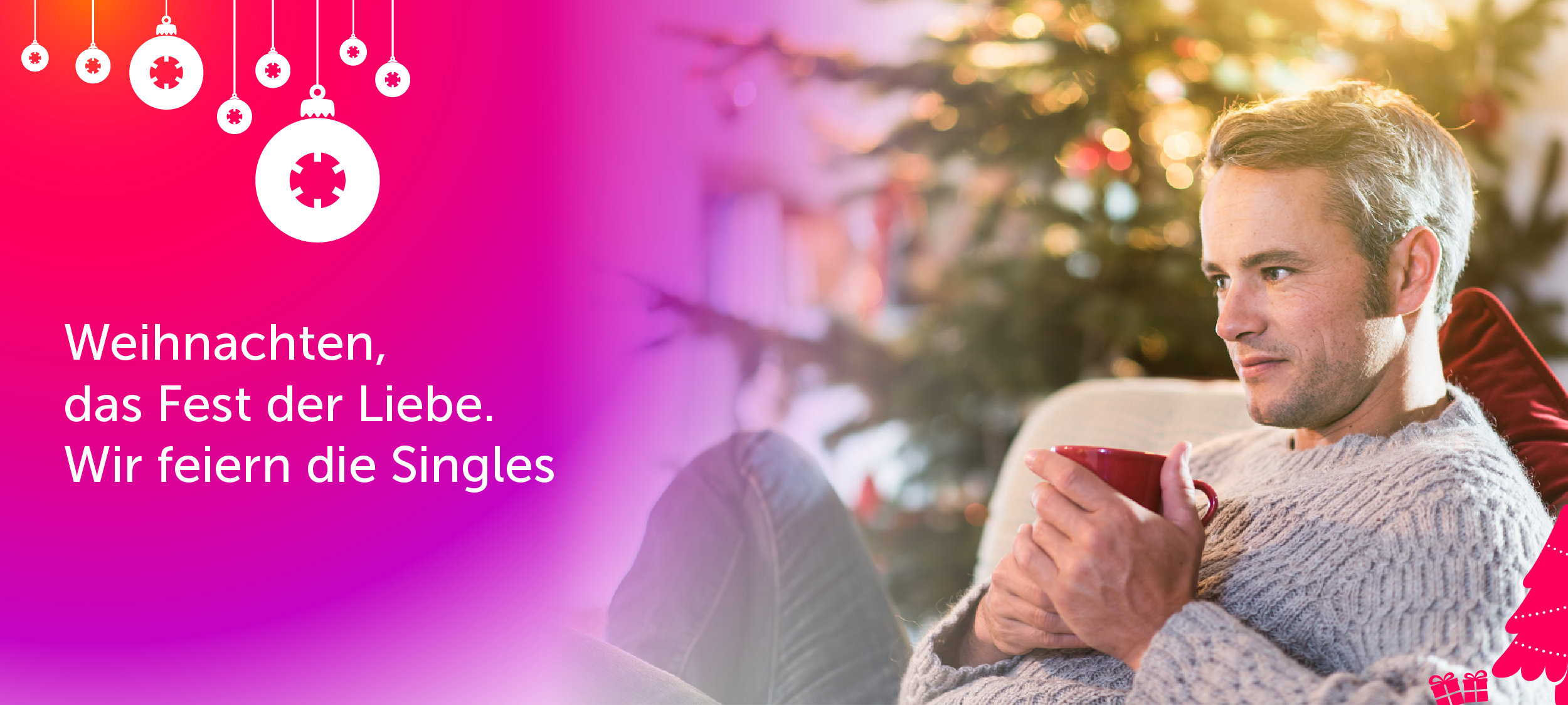 Weihnachten das Fest der Liebe - Wir feiern die Singles 