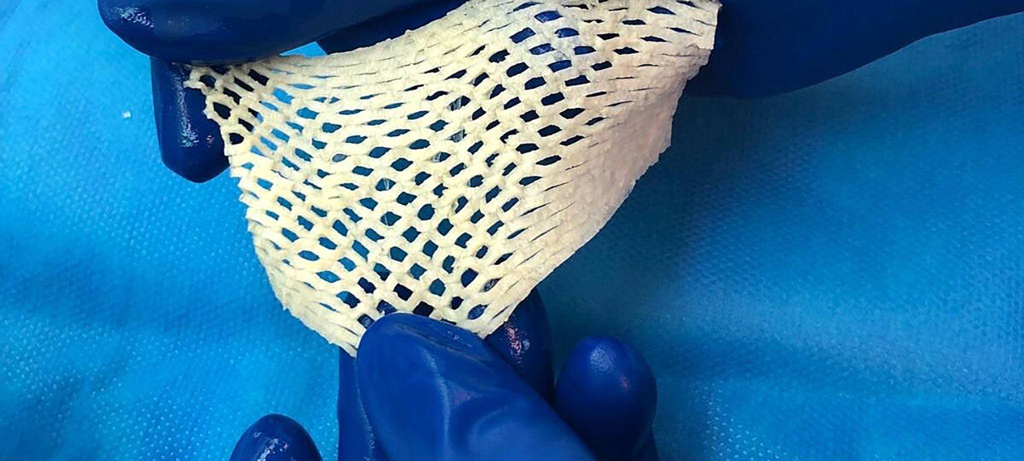 Fischhaut zur Behandlung von großen Wunden